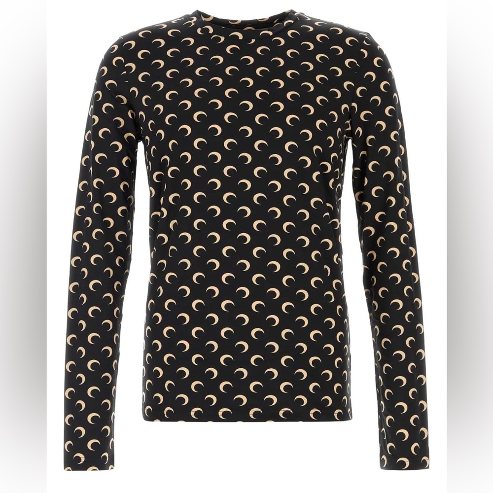 Marine Serre Marine Serre moon-print jersey skin top L
